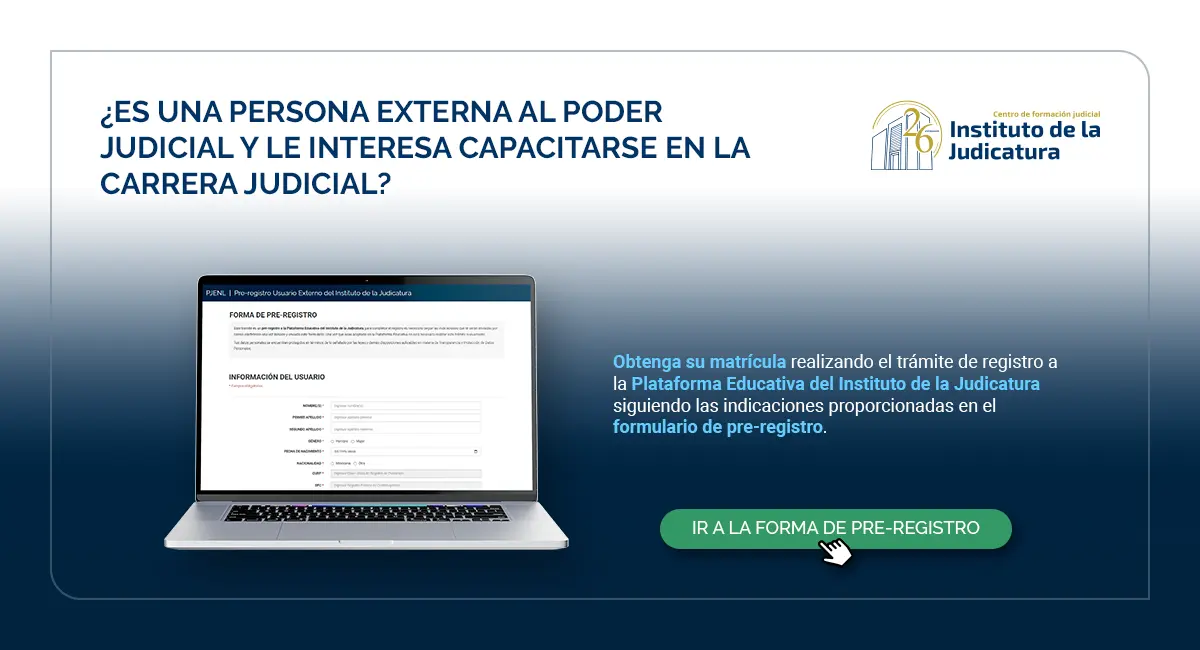 Aviso Registro de Usuarios Externos